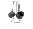 KARACA BİOGRANİT STEEL PLUS CEZVE TAKIMI SİYAH
