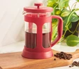 Cookplus Column Borosilikat Cam French Press 800 ml Red