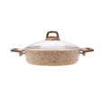 Karaca Wood Silver Biogranit Pilav/Karnıyarık Tenceresi 30 cm
