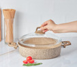 Karaca Wood Silver Biogranit Pilav/Karnıyarık Tenceresi 30 cm
