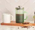 Karaca Emergency Borosilikat Cam French Press Yeşil 600 ml