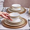 Karaca Sunshine Gold 24 Parça 6 Kişilk Porselen Yemek Takımı