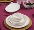 Karaca Red Carpet Collection Streamline Hole Gold 59 Parça 12 Kişilik Porselen Yemek Takımı