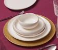 Karaca Red Carpet Collection Streamline Hole Gold 59 Parça 12 Kişilik Porselen Yemek Takımı
