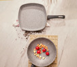 Karaca Gris Biogranit Wok ve Grill Set
