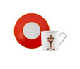 Karaca Zoo 6 Kişilik Kahve Fincan Takımı 80 ml