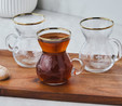 Karaca Donatella 3'lü Kuplu Çay Bardağı 170 ml