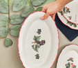 Karaca Cherry Kayık Tabak 33 cm