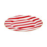 Karaca Kışa Hazırlık Kırmızı Çizgili Servis Tabağı 27 cm