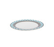KARACA CIRCUS MAVİ SERVİS TABAĞI 27 CM