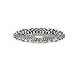KARACA CIRCUS SİYAH PASTA TABAĞI 19 CM