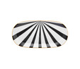 KARACA CIRCUS SİYAH ÇİZGİLİ KAYIK TABAK 20 CM