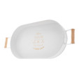 Karaca Country Elips Beyaz Tepsi 38 cm