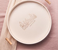 Karaca Country Yuvarlak Krem Tepsi 37 cm