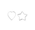 Karaca New Year Star Love 2 Parça Kurabiye Kalıbı