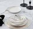 Karaca Streamline Eclipse New Bone 24 Parça 6 Kişilik Yemek Takımı Platin 