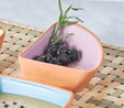 Karaca Baker Pembe Üçgen Kahvaltılık 15 cm