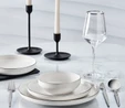 Karaca Streamline New Satürn New Bone 24 Parça 6 Kişilik Yemek Takımı Platin 