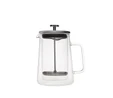 Karaca Pia Konik Çift Cidarlı Borosilikat Cam French Press 600 ml Metalik 