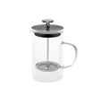 Karaca Pia Çift Cidarlı Borosilikat Cam French Press 600 ml Metalik 