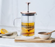 Karaca Pia Çift Cidarlı Borosilikat Cam French Press 600 ml Bronze 