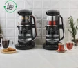 Karaca Robotea Connect 3 in 1 Konuşan Cam Çay Makinesi Chrome