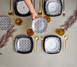 Karaca Monochrome 24 Parça 6 Kişilik Porselen Yemek Takımı