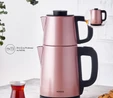 Karaca Tea Break 2 in 1 Çelik Su Isıtıcı Çay Makinesi Rosegold Inox