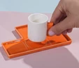 Karaca Game 3 Kişilik Kahve Fincan Takımı 60 ml