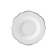Karaca Daisy Platinum Wave Shape 24 Parça 6 Kişilik Porselen Yemek Takımı