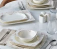 Karaca Hanedan Cream 60 Parça 12 Kişilik Yemek Takımı