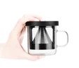 Karaca Brewy Coffe Borosilikat Cam Dripper Kupa 300 ml