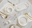 Karaca Streamline Cassini 59 Parça 12 Kişilik New Bone Yemek Takımı