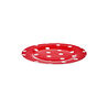 Karaca Polka Dot Kırmızı Porselen Pasta Tabağı 19 cm
