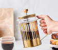 Karaca Stripe Borosilikat Cam French Press 800 ml