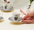Karaca Kaktüs 6 Kişilik Kahve Fincan Takımı 80 ml