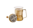 Karaca Stripe Borosilikat Cam French Press 600 ml