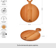 Karaca Woodland Round Kesme Tahtası S