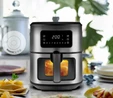 Karaca Multifry Inox XXL 6.5 Litre Dijital Cam Pencereli Airfryer