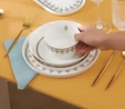 Karaca Streamline Dorothy New Bone 59 Parça 12 Kişilik Yemek Takımı