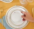 Karaca Streamline Dorothy New Bone 59 Parça 12 Kişilik Yemek Takımı