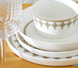 Karaca Streamline Dorothy New Bone 59 Parça 12 Kişilik Yemek Takımı