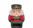 Karaca New Year Yılbaşı 24 Rölyefli Kurşun Asker Sunum Tabağı 23 cm