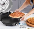 Karaca Gastro 10 in 1 Pizza Lahmacun ve Tandır Ekmeği Makinesi Biodiamond Matte Black 