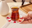 Karaca Bergamot Porselen Tekli Çay Tabağı 12 cm