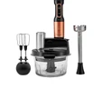 Karaca Mastermaid Prosteel Cam Mutfak Robotu Uzun Blender Ayaklı 6 Bıçaklı 2500 W Black Copper