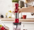 Karaca Mastermaid Prosteel 1500W Blender Seti Kırmızı-Inox