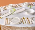 Karaca Streamline Alita New Bone 59 Parça 12 Kişilik Yemek Takımı