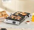 Karaca Compact Steel Pro Sear and Grill Inox 2007 Döküm Izgara ve Tost Makinesi