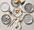 Karaca Delta 6 Parça Porselen Pasta Seti 19 Cm